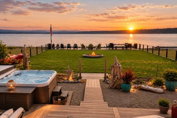 Beachfront Chateau I Hot Tub I EV Charger I Sleeps 10 - Image 1